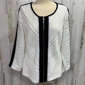 Alfani Zip‎ Front Pleated Lightweight Jacket